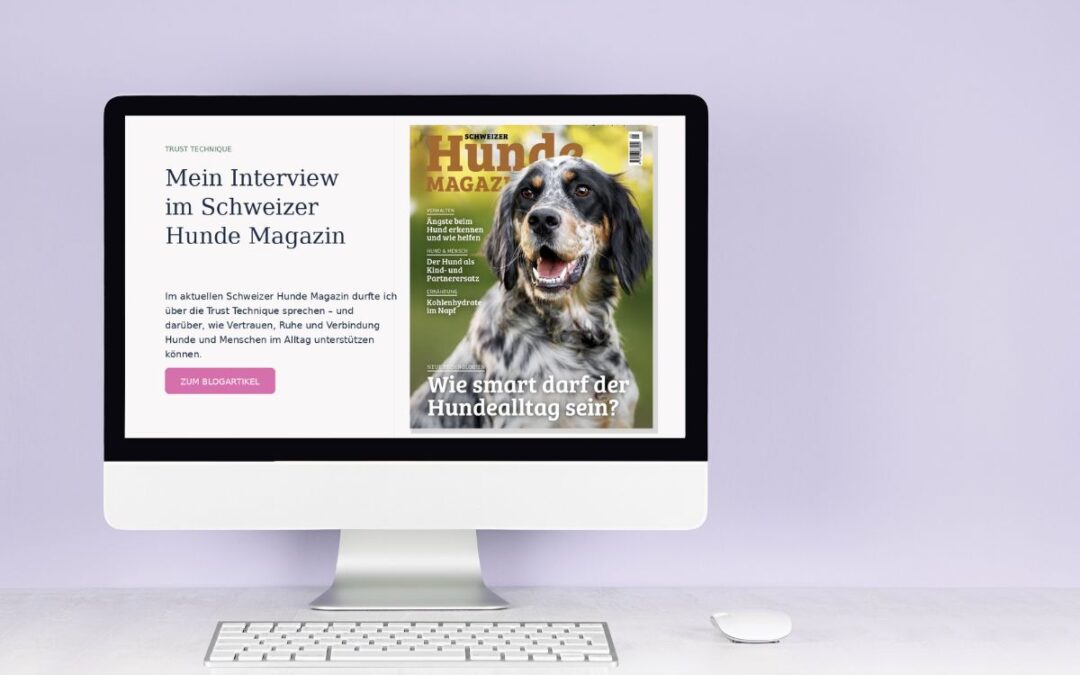 Mein Interview im Schweizer Hunde Magazin