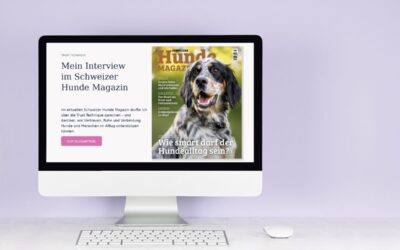 Mein Interview im Schweizer Hunde Magazin
